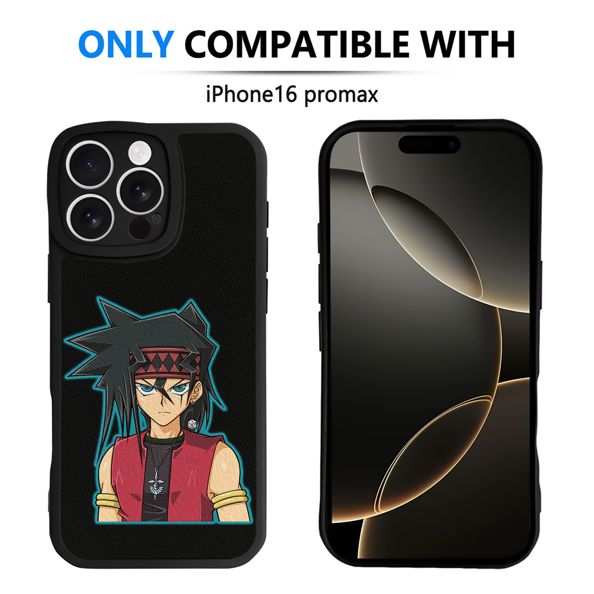 遊☆戯☆王 Yu-Gi-Oh! 【iPhone 16シリーズ対応】シリコンスマホケース（レザー調） 材質：シリコン